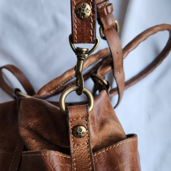 Patricia Nash Leather Brown Crossbody Bag /Handbag - Picture 14 of 16